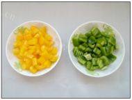 美味的彩色豆腐做法图解4)