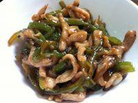 健康美食青椒炒肉丝