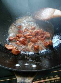 肉片炒茄子做法图解3)