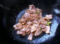 家常菜杏鲍菇炒肉做法图解4)