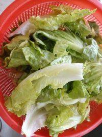 家常菜蒜香生菜做法图解2)