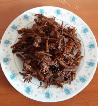 美味的五香牛肉干