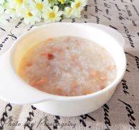 美味早餐三文鱼粥