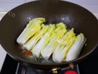 家庭版上汤娃娃菜做法图解5)