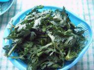 清炒茼蒿菜做法图解1)