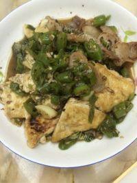 家常菜青椒炒豆腐