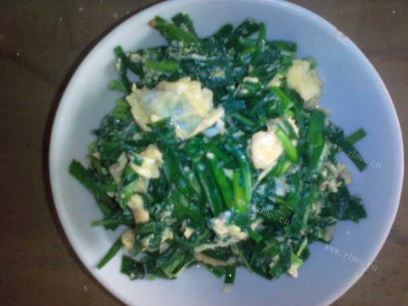 色味俱佳的韭菜炒鸡蛋