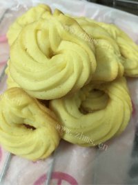 自制原味曲奇饼干