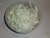 白菜炒年糕做法图解3)