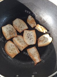 美味的椒盐杏鲍菇