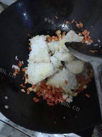 自己做的黄金炒饭做法图解9)