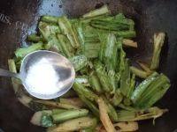 美美厨房之豆豉油麦菜做法图解5)
