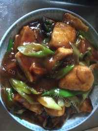 鲜美可口的糖醋豆腐做法图解7)