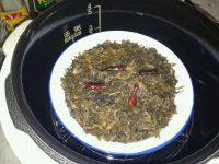 美味的干菜蒸腊肉做法图解9)