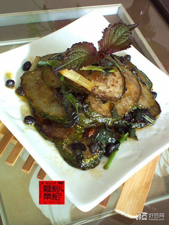 紫苏煎黄瓜