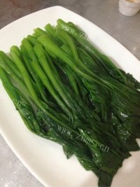 家常菜盐水菜心做法图解8)