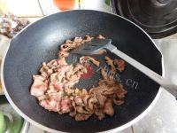 美味花菜炒牛肉做法图解9)