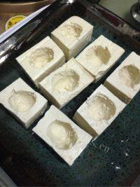 美味的客家酿豆腐做法图解3)