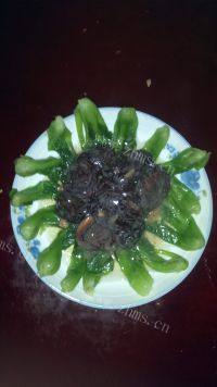 家常菜香菇扒油菜