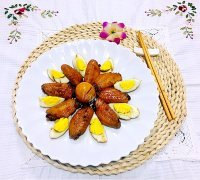 私房美食红烧鸡翅炖蛋做法图解20)