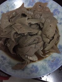 玉盘珍馐的爆炒猪肝做法图解4)