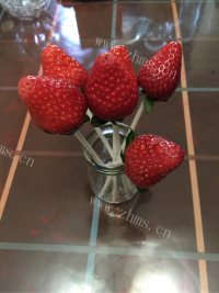 自制草莓棒棒糖做法图解5)