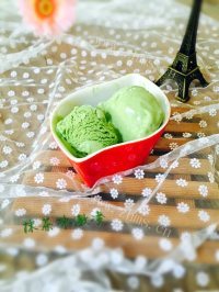 自制抹茶冰激凌