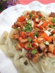 自制腊肉炸酱面