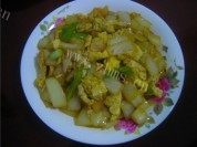 圆葱炒鸡蛋