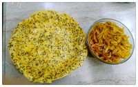 自制黑芝麻豆渣饼做法图解9)