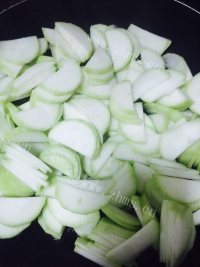 家常菜清炒蒲瓜做法图解4)