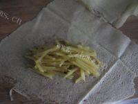 自己做的土豆丝煎饼卷做法图解5)
