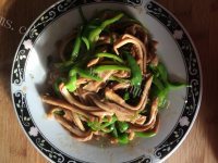 家常菜青椒肚丝