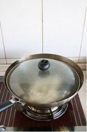 辣白菜豆芽炒饭做法图解3)