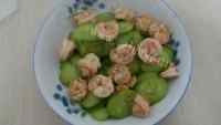家常菜黄瓜炒虾仁