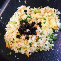 美味的杂菜炒饭做法图解12)