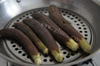开胃蒜酱拌茄子做法图解3)