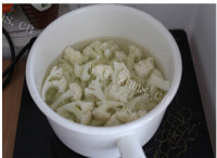 家常菜番茄菜花做法图解5)