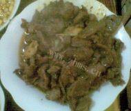家常菜孜然牛肉片