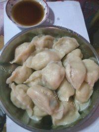 饱满的白菜猪肉水饺