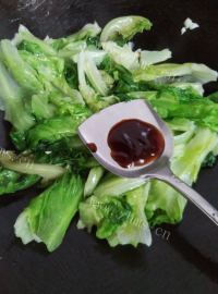 家常菜蚝油生菜做法图解6)