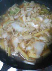 家常菜土豆炖白菜做法图解4)
