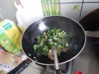 开胃的咸肉炒菜饭做法图解5)