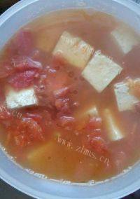 家常菜西红柿豆腐汤