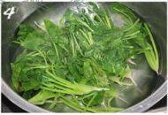 营养的菠菜猪肝汤做法图解4)