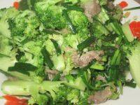 健康美食-西兰花炒肉