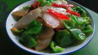 家常菜炒山药