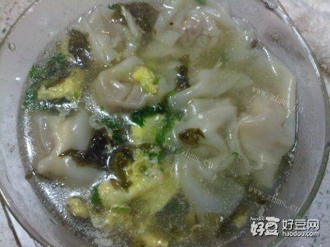 紫菜虾皮馄饨