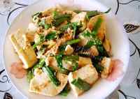 家常菜虾酱豆腐