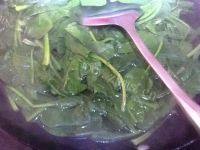 家常菜姜汁菠菜做法图解4)